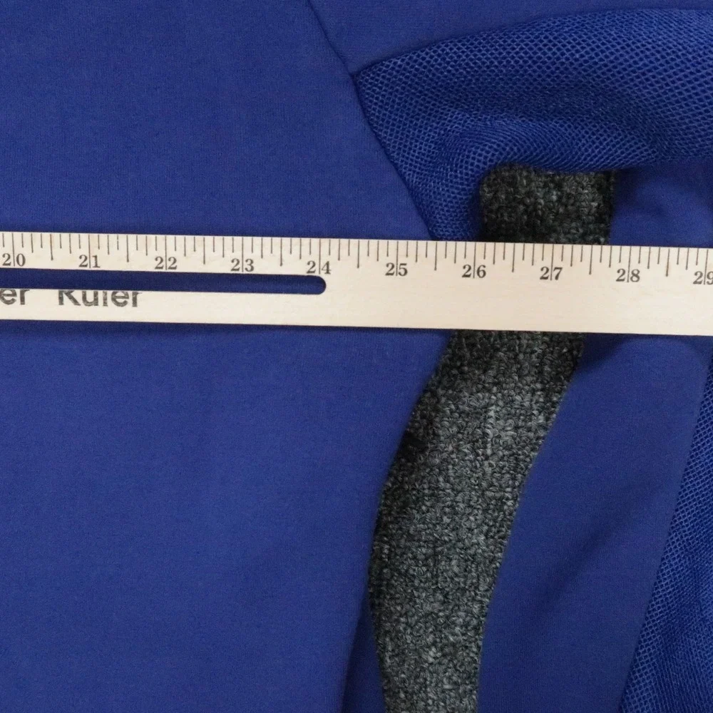Nike Hoodie Mens XXL Blue Tech Windrunner Full Zip Pockets Athletic 2XL *